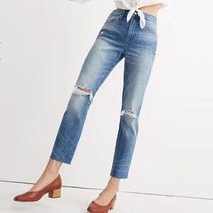 Madewell The High Rise Slim Crop BoyJean Jeans Size 26
